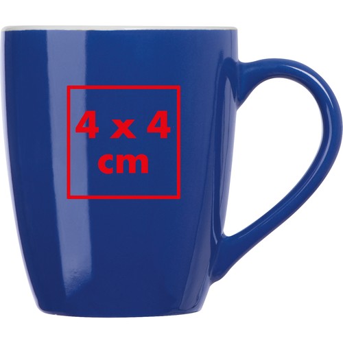 Tasse colorée et intérieur blanc Tasse colorée et intérieur blanc