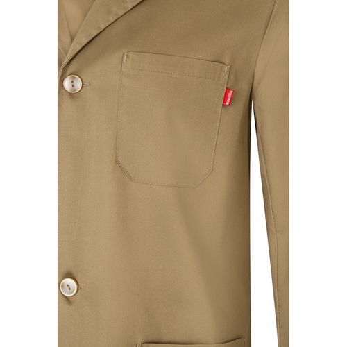 VL DANU. Twill blouse (175g/m²), in cotton (35%) and polyester (65%)