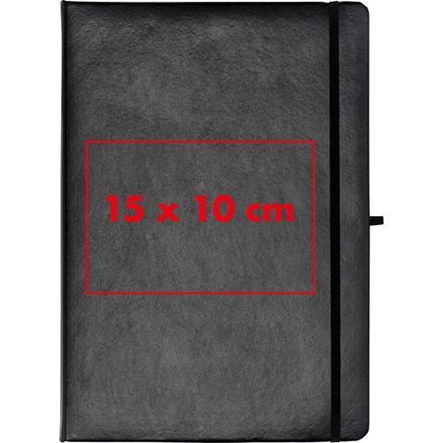 A4 notitieboek met gelinieerd papier en elastiek A4 notitieboek met gelinieerd papier en elastiek