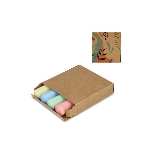 Street chalk in kraft box Street chalk in kraft box