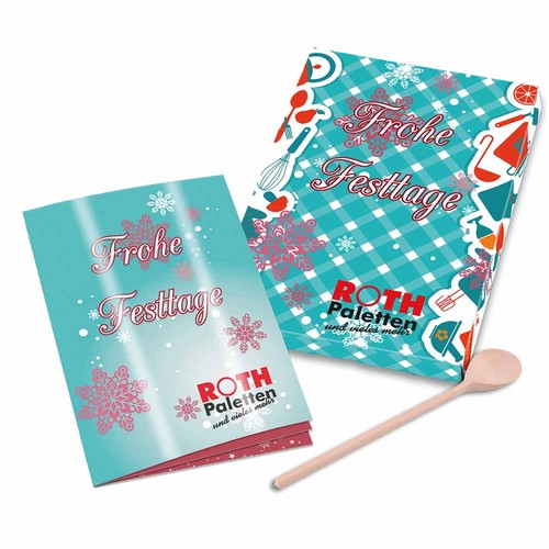 Recipe Book Set - Christmas - Set - individual - digital printing 4/0-c Recipe Book Set - Christmas - Set - individual - digital printing 4/0-c
