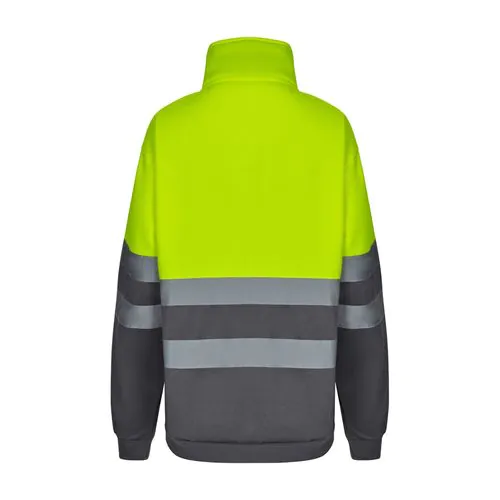 VL THOR. Sweatshirt bicolore (300g/m²) en polyester éponge (100%)