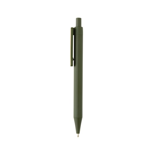 Stylo en ABS recyclé GRS avec clip en bambou