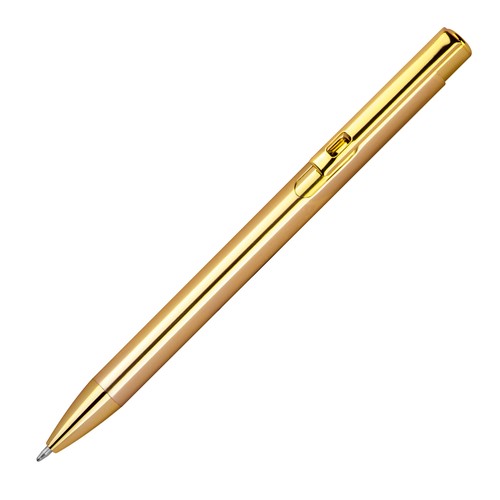 Aluminium push pen, shiny metalic Aluminium push pen, shiny metalic