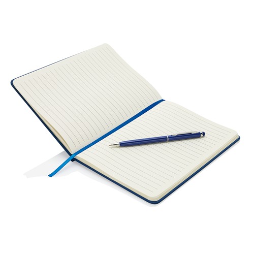 Libreta A5 PU básica con bolígrafo táctil Libreta A5 PU básica con bolígrafo táctil