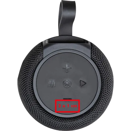 Speaker with LED light, round Speaker with LED light, round