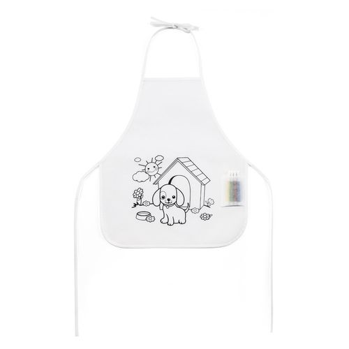 NILO. Grembiule per bambini da colorare in TNT (80 g/m²) NILO. Grembiule per bambini da colorare in TNT (80 g/m²)