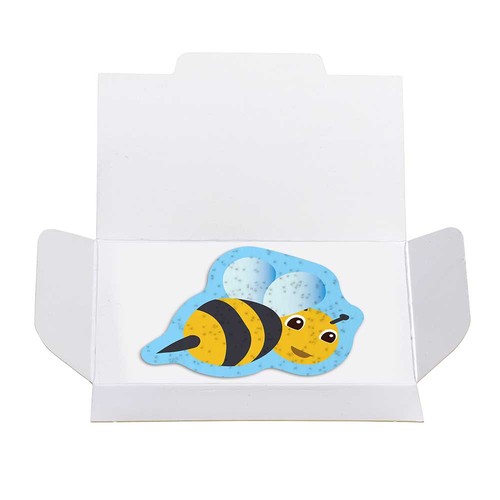 Animaux rigolos en papier graine - abeille