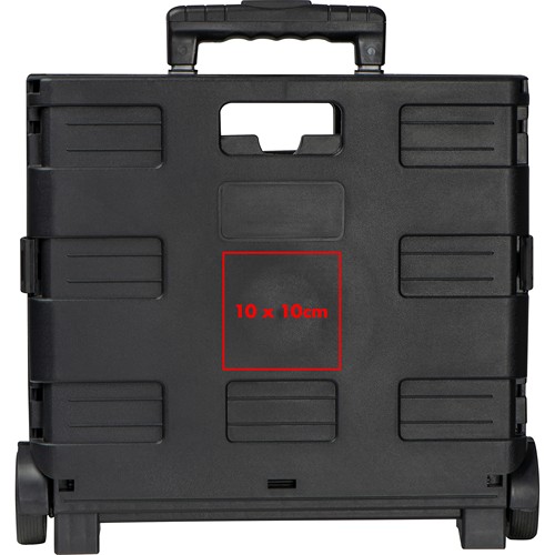 Folding shopping trolley