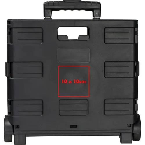 Folding shopping trolley