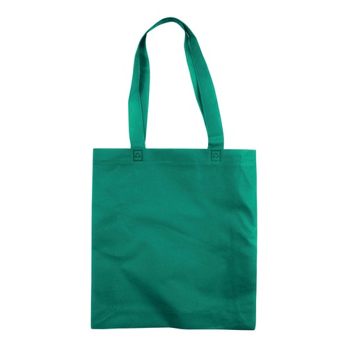 Bolsa de tejido sin tejer termosoldado, asas largas y fuelle Bolsa de tejido sin tejer termosoldado, asas largas y fuelle