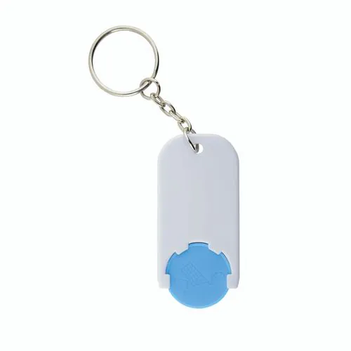 sleutelhanger met winkelmuntje sleutelhanger met winkelmuntje