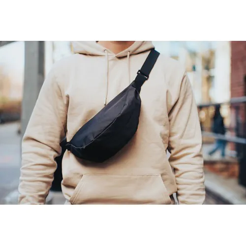 Crescent AWARE™ RPET half moon sling bag