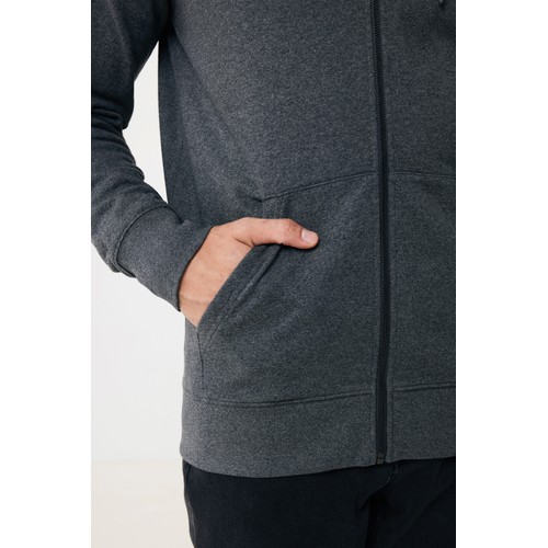 Felpa con cappuccio IQONIQ Abisko in cotone riciclato e zip Felpa con cappuccio IQONIQ Abisko in cotone riciclato e zip