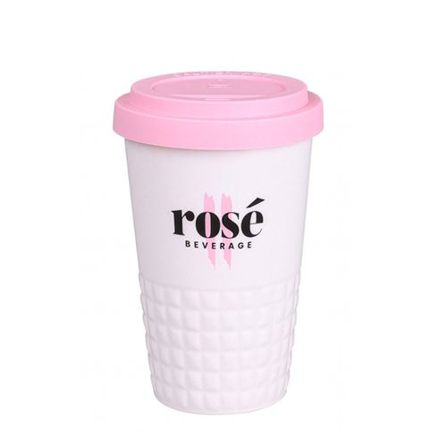 Beker Freedom Excellence Classic 280ml wit/roze