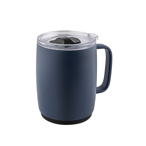 Metmaxx® "Crema OfficeVibeThermo" thermal mug, blue with lid