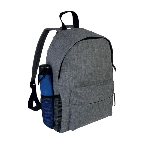 300D melange polyester backpack