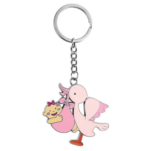 KEY CHAIN "STORK PINK" - NO BOX