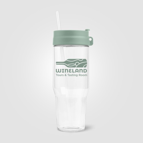 Polar Recycled Glass Dual Tone Straw Tumbler - 1 L Polar Recycled Glass Dual Tone Straw Tumbler - 1 L