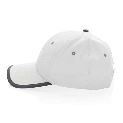 Casquette contraste 6 panneaux coton recyclé Impact AWARE™ Casquette contraste 6 panneaux coton recyclé Impact AWARE™