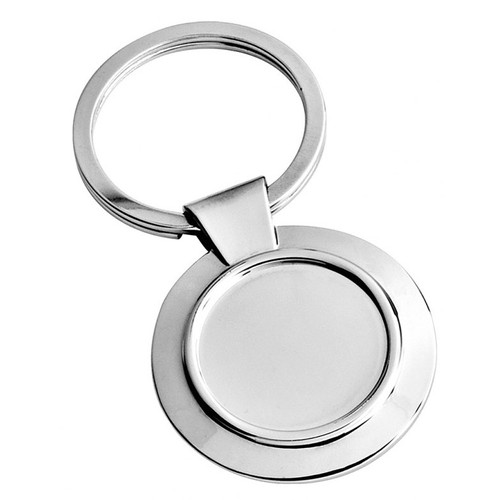 KEYCHAIN METAL W/ DOUBLE HOLLOW D.25mm