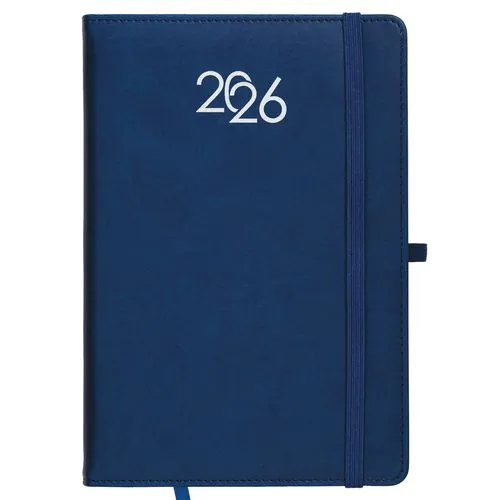 Agenda journalier 2026, couverture rigide en PU thermocollé avec piqûres sur les bords Agenda journalier 2026, couverture rigide en PU thermocollé avec piqûres sur les bords