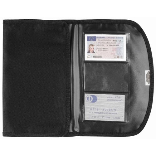 CreativDesign® Trolley paper bag "Store&Time" black/blue CreativDesign® Trolley paper bag "Store&Time" black/blue