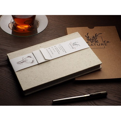 Carnet de notes recyclé Elephant Poo