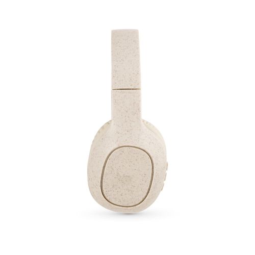 FEYNMAN. Cuffie wireless pieghevoli con batteria di 4 ore in paglia di grano e ABS