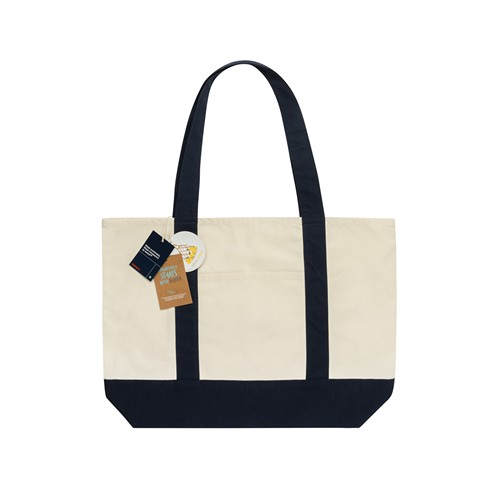 Shopper 350gm2 SHOP LOCAL in cotone riciclato AWARE™ Shopper 350gm2 SHOP LOCAL in cotone riciclato AWARE™
