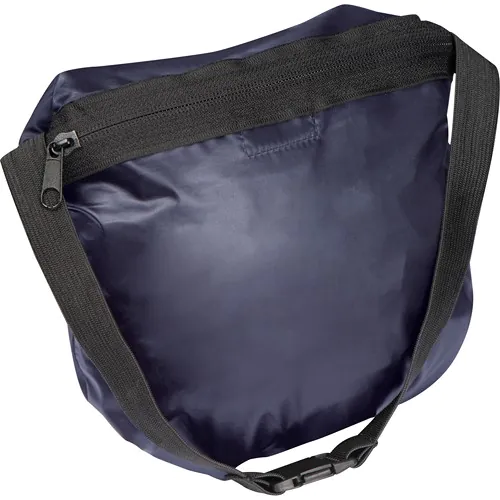 Rain poncho that folds into a belt bag