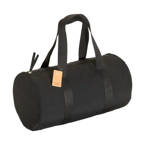 280 g/m2 recycled cotton sports/travel duffle bag