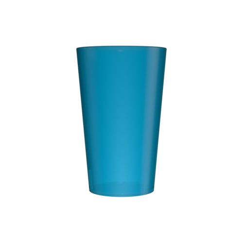 25 cl turquoise reusable plastic cup - unprinted 25 cl turquoise reusable plastic cup - unprinted