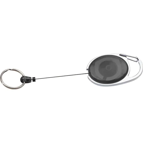 Retractable keyring with carabiner Retractable keyring with carabiner
