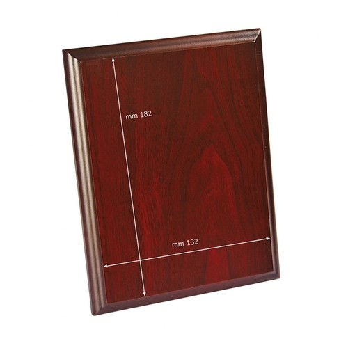 PLAQUE RECTANGULAR MAHOGANY 200x150x15MM PLAQUE RECTANGULAR MAHOGANY 200x150x15MM