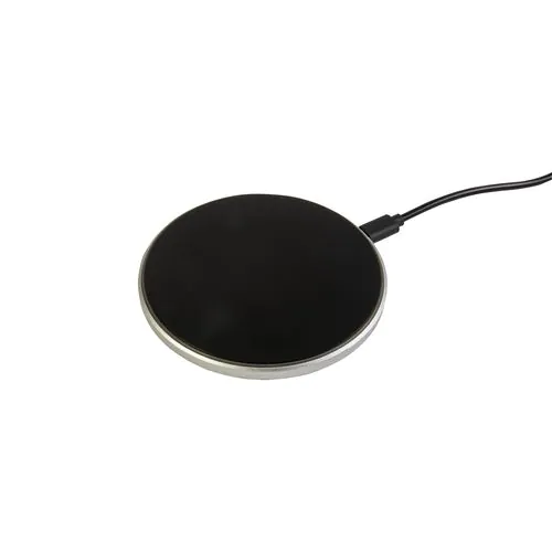 Base di ricarica senza fili in plastica con luce LED per incisione laser, 10W Base di ricarica senza fili in plastica con luce LED per incisione laser, 10W