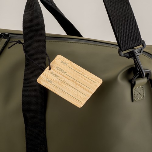 Bamboo luggage tag Bamboo luggage tag