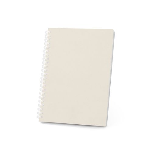 SCHILLER. A5 notitieblok met flexibele kaft, gemaakt van 100% gerecycled papier
