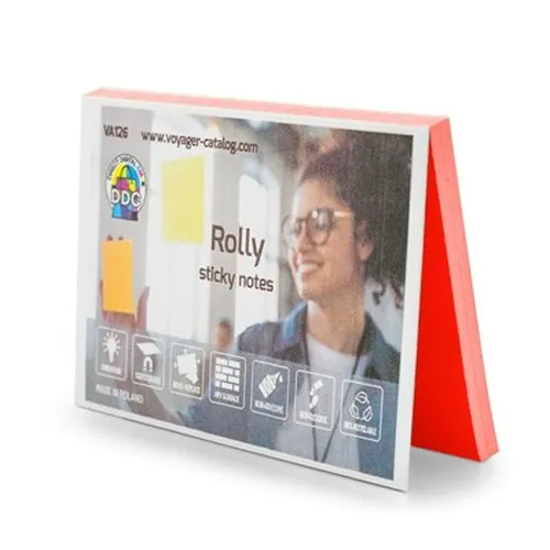 Elektrostatyczne karteczki samoprzylepne | Rolly Elektrostatyczne karteczki samoprzylepne | Rolly