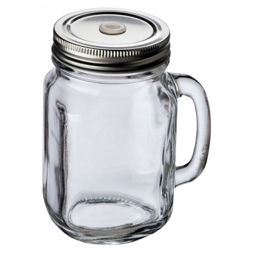 Drinking glass with handle and lid TREVISO 450 ml Drinking glass with handle and lid TREVISO 450 ml