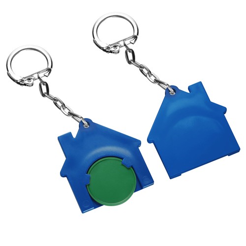 Chip holder with 1€ chip "house" Chip holder with 1€ chip "house"