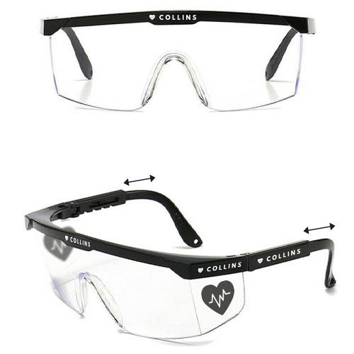 Anti-fog Safety Glasses - Black Frame Anti-fog Safety Glasses - Black Frame