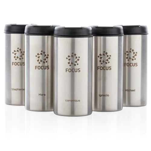 Mug Metro en acier inoxydable recyclé RCS