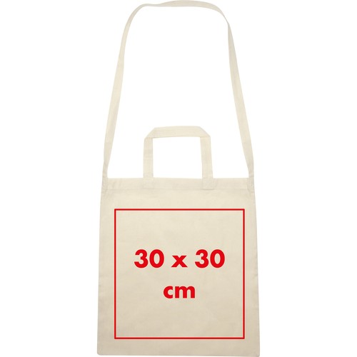 Borsa in cotone con tre manici