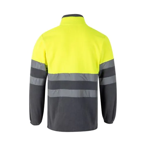 VL EROS. Tweekleurig fleecejack (280g/m²) van polyester (100%)