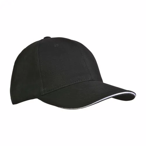 Cappellino in cotone pesante, 6 pannelli con visiera "sandwich" Cappellino in cotone pesante, 6 pannelli con visiera "sandwich"