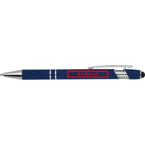 Penna a sfera in plastica con funzione touch HERMANN