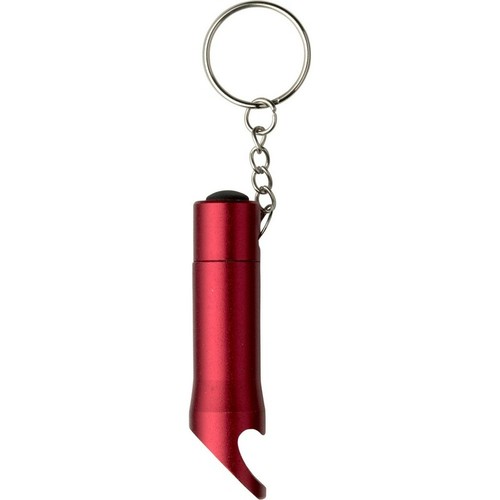 Keyring, LED light, bottle opener