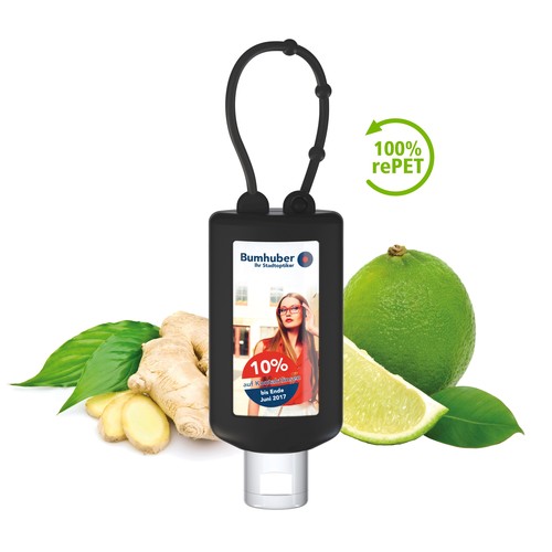 Hand Balm Ginger, 50 ml Bumper (black), Body Label Hand Balm Ginger, 50 ml Bumper (black), Body Label