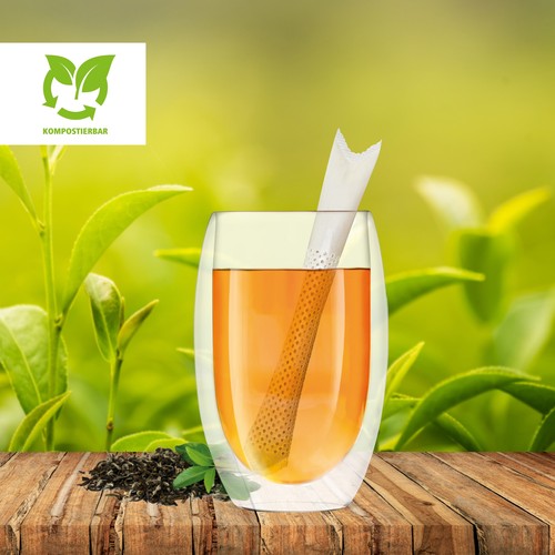 TeaFlyer incl. 1 TeaStick "Design Personalizzato"